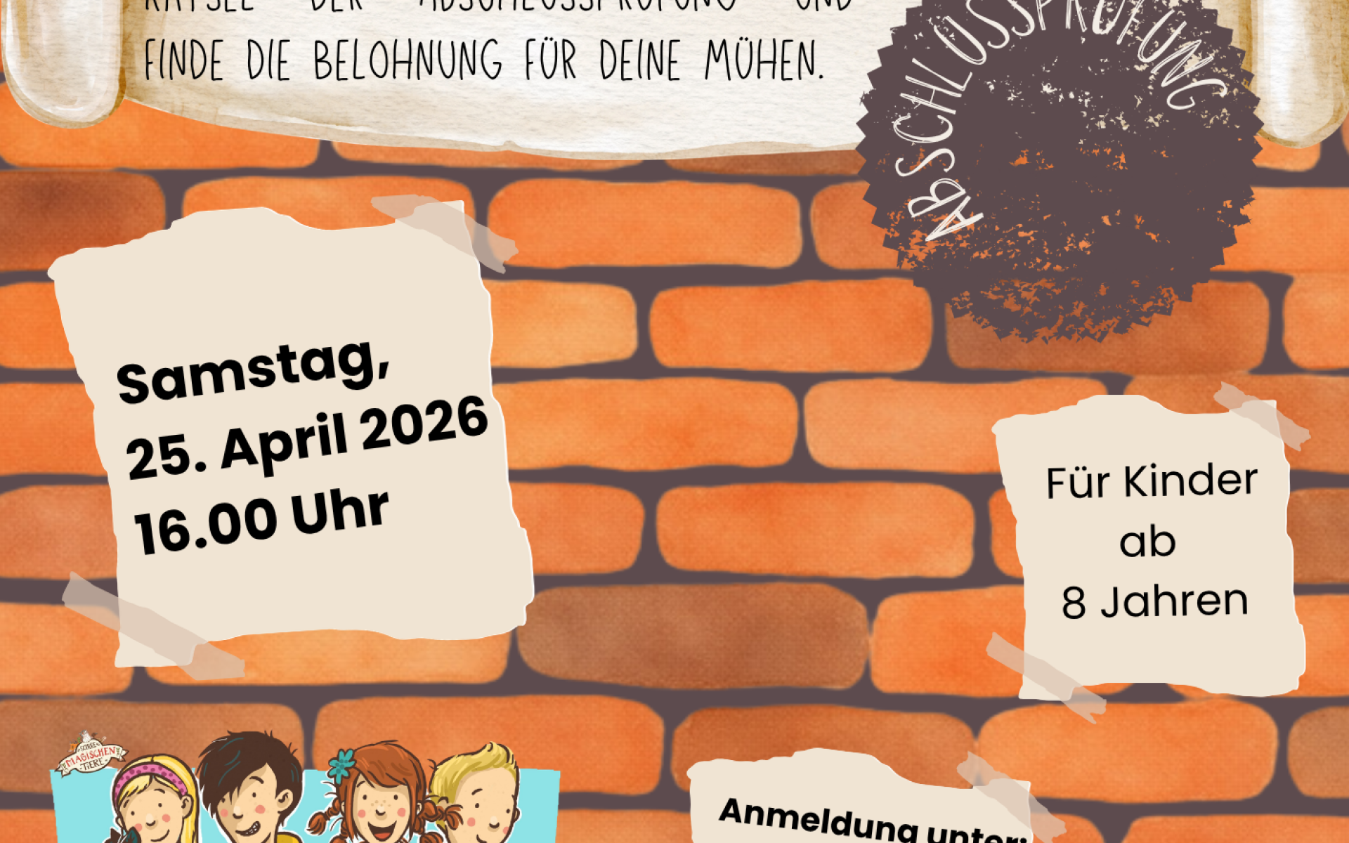 Plakat Veranstaltung